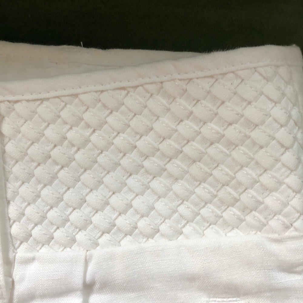 LOFT White Linen shorts size 6 - Picture 6 of 7